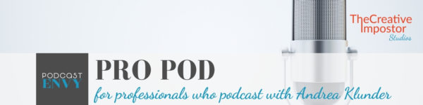 Podcast Envy Pro Pod Header with microphone